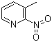 结构式 CAS# 18368-73-5, 2-硝基-3-甲基吡啶