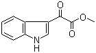 structure of CAS# 18372-22-0, Methyl indolyl-3-glyoxylate;Indole-3-glyoxylic acid methyl ester