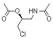 structure of CAS# 183905-31-9, (S)-1-[(Acetylamino)methyl]-2-chloroethyl acetate;(S)-Acetic acid 2-acetylamino-1-chloromethylethyl ester; (S)-N-[2-(Acetyloxy)-3-chloropropyl]acetamide; N-[(2S)-2-(Acetyloxy)-3-chloropropyl]acetamide; N-[(2S)-2-Acetoxy-3-chloropropyl]acetamide