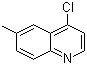 structure of CAS# 18436-71-0, 4-Chloro-6-methylquinoline