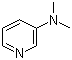 结构式 CAS# 18437-57-5, N,N-二甲基吡啶-3-胺