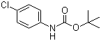 结构式 CAS# 18437-66-6, N-(4-氯苯基)氨基甲酸叔丁酯