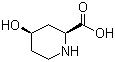 (2S,4R)-4-Hydroxypiperidine-2-carboxylic acid molecular structure (CAS 1844-40-2)