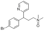 structure of CAS# 18453-29-7, Brompheniramine N-Oxide;[3-(4-Bromophenyl)-3-(2-pyridinyl)propyl]dimethylamine oxide
