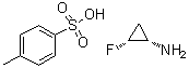 结构式 CAS# 185225-84-7, (1S,2R)-2-氟环丙胺对甲苯磺酸盐