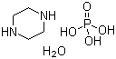 structure of CAS# 18534-18-4, Piperazine hydrogen phosphate monohydrate