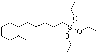 Dodecyltriethoxysilane molecular structure (CAS 18536-91-9)