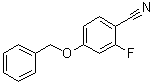 结构式 CAS# 185836-35-5, 2-氟-4-苄氧基苯甲腈