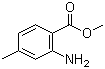 结构式 CAS# 18595-17-0, 2-氨基-4-甲基苯甲酸甲酯