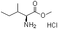 结构式 CAS# 18598-74-8, L-异亮氨酸甲酯盐酸盐