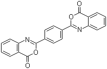 结构式 CAS# 18600-59-4, 2,2'-(1,4-亚苯基)双-4H-3,1-苯并恶嗪-4-酮; UV-3638 紫外线吸收剂
