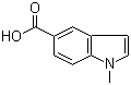 structure of CAS# 186129-25-9, 1-Methyl-1H-indole-5-carboxylic acid;1-Methylindole-5-carboxylic acid