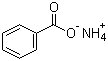 结构式 CAS# 1863-63-4, 苯甲酸铵; 安息香酸铵