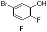structure of CAS# 186590-26-1, 5-Bromo-2,3-difluorophenol;2,3-Difluoro-5-bromophenol