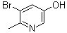 structure of CAS# 186593-45-3, 3-Bromo-5-hydroxy-2-methylpyridine;5-Bromo-6-methyl-3-pyridinol