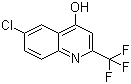 结构式 CAS# 18706-21-3, 6-氯-4-羟基-2-(三氟甲基)喹啉