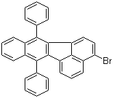 结构式 CAS# 187086-32-4, 3-溴-7,12-二苯基苯并[k]荧蒽