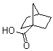 结构式 CAS# 18720-30-4, 1-降莰烷甲酸