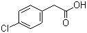 structure of CAS# 1878-66-6, 4-Chlorophenylacetic acid;p-Chlorophenylacetic acid; PCPA