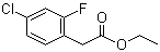 structure of CAS# 188424-98-8, Ethyl 4-chloro-2-fluorobenzeneacetate;(4-Chloro-2-fluorophenyl)acetic acid ethyl ester; 2-(4-Chloro-2-fluorophenyl)acetic acid ethyl ester