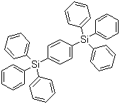 结构式 CAS# 18856-08-1, 1,4-双(三苯基硅)苯