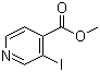 structure of CAS# 188677-49-8, 3-Iodo-4-pyridinecarboxylic acid methyl ester;Methyl 3-iodoisonicotinate; Methyl 3-iodopyridine-4-carboxylate