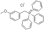 结构式 CAS# 18880-05-2, 3-甲氧基苄基三苯基氯化鏻