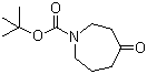 N-Boc-hexahydro-1H-azepin-4-one molecular structure (CAS 188975-88-4)
