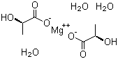 structure of CAS# 18917-93-6, Magnesium L-lactate trihydrate ;L-Lactic acid magnesium salt trihydrate