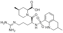 structure of CAS# 189264-02-6, Argatroban Related Impurity 2;MQPA;(2S,4R)-4-Methyl-1-(((3-methyl-1,2,3,4-tetrahydroquinolin-8-yl)sulfonyl)-L-arginyl)piperidine-2-carboxylicacid