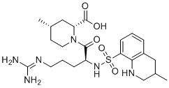 (2R,4S)-1-(2S)-Argatroban molecular structure (CAS 189264-04-8)