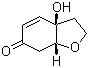 structure of CAS# 189264-47-9, (-)-Rengyolone;ent-Cleroindicin F; (3aR,7aR)-3,3a,7,7a-Tetrahydro-3a-hydroxy-6(2H)-benzofuranone