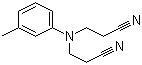3,3'-((3-Methylphenyl)imino)bispropanenitrile molecular structure (CAS 18934-20-8)