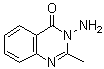 2-甲基-3-氨基-4-喹唑啉酮分子结构 (CAS 1898-06-2)