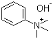 结构式 CAS# 1899-02-1, 三甲基苯基氢氧化铵