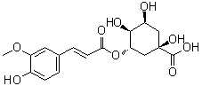 3-O-Feruloylquinic acid molecular structure (CAS 1899-29-2)