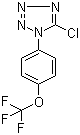 5-氯-1-(4-三氟甲氧基苯基)-1H-四唑分子结构 (CAS 190082-01-0)
