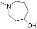 structure of CAS# 19065-49-7, 1-Methylazepan-4-ol;1-Methylperhydroazepin-4-ol; 4-Hydroxy-1-methylhexahydroazepine; Hexahydro-1-methyl-1H-azepin-4-ol