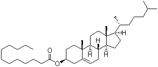 structure of CAS# 1908-11-8, Cholesteryl laurate;Cholesteryl dodecanoate; Cholest-5-en-3-beta-yl laurate