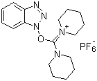 (Benzotriazol-1-yloxy)dipiperidinocarbenium hexafluorophosphate molecular structure (CAS 190849-64-0)