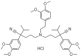 维拉帕米相关物 D分子结构 (CAS 190850-50-1)