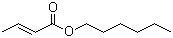 Hexyl trans-2-butenoate molecular structure (CAS 19089-92-0)