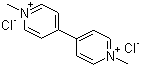 结构式 CAS# 1910-42-5, 百草枯; 1,1-二甲基-4,4'-联吡啶鎓盐二氯化物