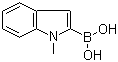 structure of CAS# 191162-40-0, 1-Methylindole-2-boronic acid;(1-Methyl-1H-indol-2-yl)boronic acid