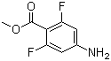 结构式 CAS# 191478-99-6, 4-氨基-2,6-二氟苯甲酸甲酯