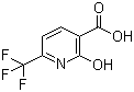 结构式 CAS# 191595-63-8, 2-羟基-6-三氟甲基烟酸