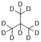1,1,1,2,3,3,3-七氘-2-(三氘甲基)丙烷分子结构 (CAS 19170-96-8)
