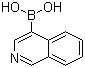 structure of CAS# 192182-56-2, 4-Isoquinolineboronic acid;Isoquinoline-4-boronic acid