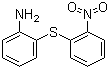 structure of CAS# 19284-81-2, 2-[(2-Nitrophenyl)thio]aniline;2-Amino-2'-nitrodiphenyl sulfide; 2-Amino-2'-nitrodiphenyl thioether