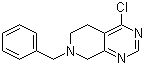 结构式 CAS# 192869-80-0, 7-苄基-4-氯-5,6,7,8-四氢吡啶并[3,4-d]嘧啶